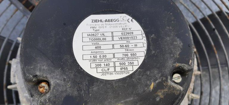 Ziehl Abegg 400 V Gebläselüfter