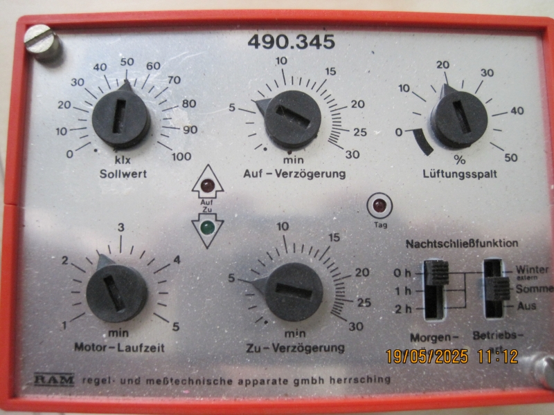 RAM Schattierungssteuergerät 490.345