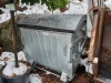 Mültonne 1.100 Liter metall, verzinkt