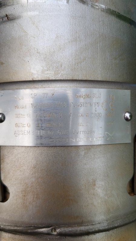 Brunnenpumpe, Grundfos SP 77-3